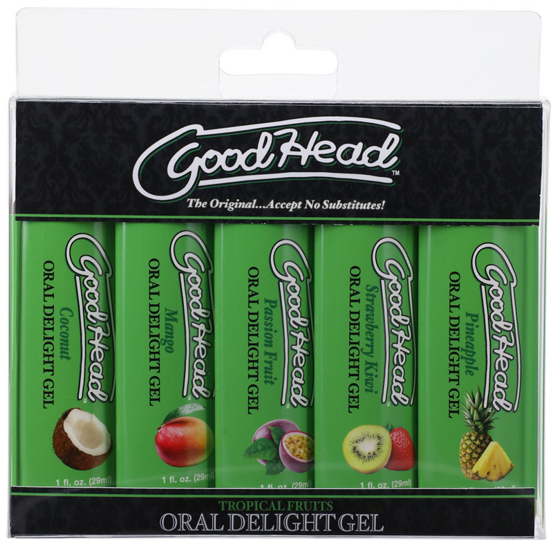 Goodhead Oral Delight Gel 5-Pack - Tropical Fruits